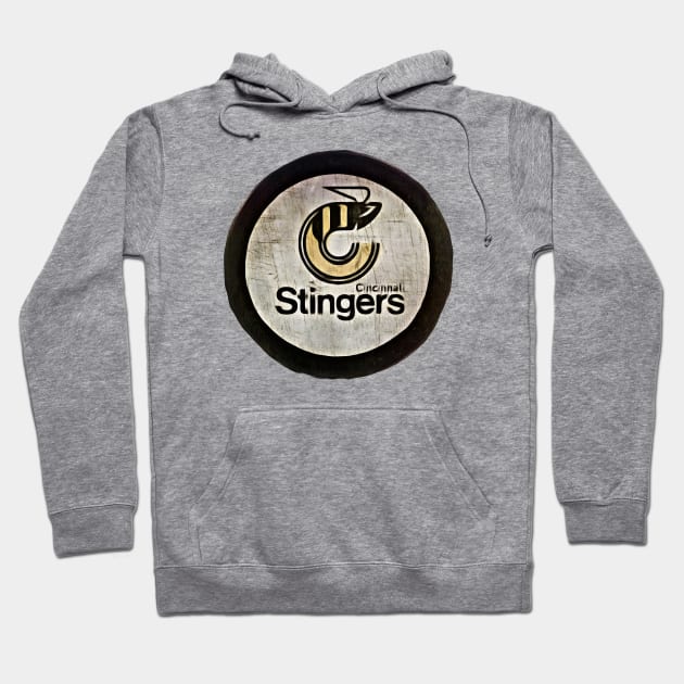 Cincinnati Stingers Hockey Hoodie by Kitta’s Shop